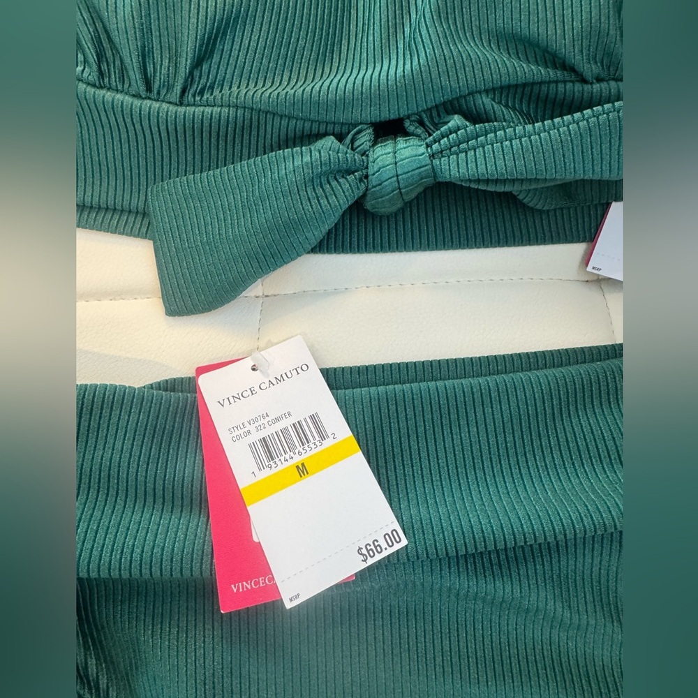 Green Ribbed Bikini Set - Picture 10 of 12